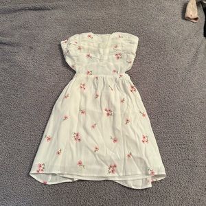 Floral Strapless Dress